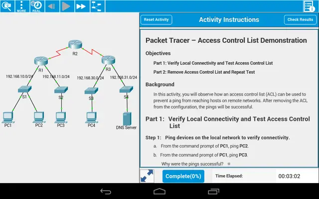 Packet Tracer Mobile android App screenshot 8